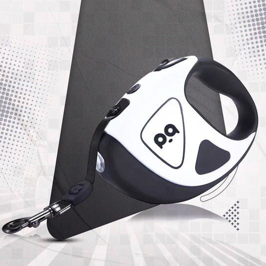 "Flash Paw" Hundeleine mit integrierter Taschenlampe black/white